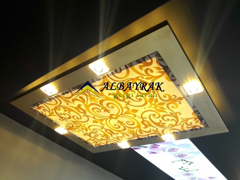 Hazır 3d gergi tavan çalışmamız