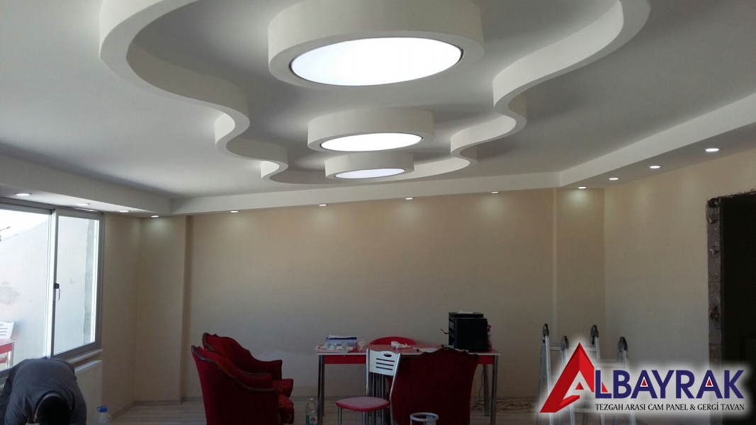 Ümraniye Gergi Tavan Modelleri Dokuları ve Montajı