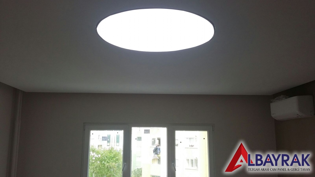 Şeffaf Led Aydınlatmalı Gergi Tavan Modelleri