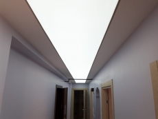 Transparan gergi tavan  modelleri