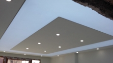 Transparan gergi tavan  modelleri