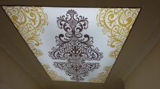 Transparan gergi tavan  modelleri