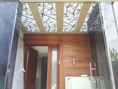 Transparan gergi tavan  modelleri