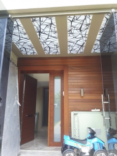 Transparan gergi tavan  modelleri