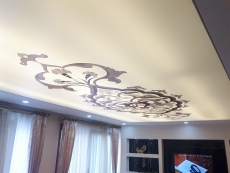 Transparan gergi tavan  modelleri