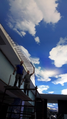 Beylikdüzü Reis otel Barisol gökyüzü tavan çalışmamız