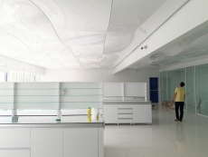 Transparan gergi tavan  modelleri