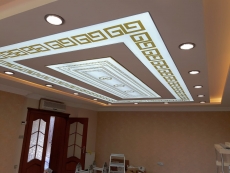 Transparan gergi tavan  modelleri