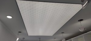 Transparan gergi tavan  modelleri