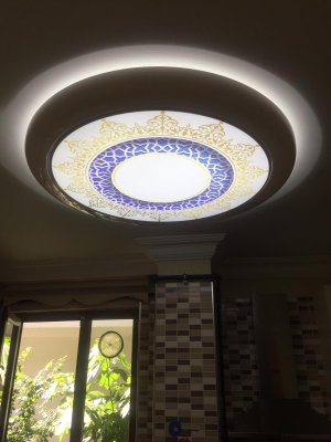 Hazır Gergi tavan Aydınlatma modelleri