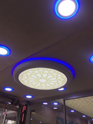 Hazır Gergi tavan Aydınlatma modelleri