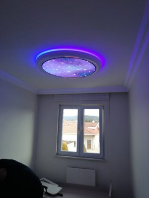 Hazır Gergi tavan Aydınlatma modelleri