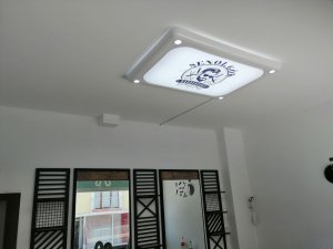 Hazır Gergi tavan Aydınlatma modelleri