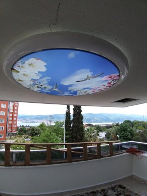 Hazır Gergi tavan Aydınlatma modelleri