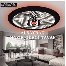 Beşiktaş hazır gergi tavan avize.