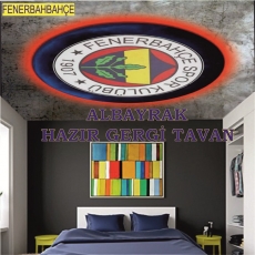 Fenerbahçe hazır gergi tavan avize.