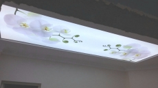 Transparan gergi tavan  modelleri