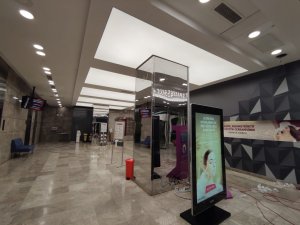 Transparan gergi tavan  modelleri