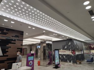 Transparan gergi tavan  modelleri