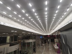 Transparan gergi tavan  modelleri