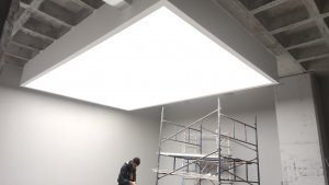 Transparan gergi tavan  modelleri