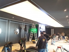 Transparan gergi tavan  modelleri