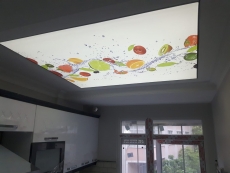 Transparan gergi tavan  modelleri