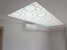Transparan gergi tavan  modelleri