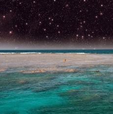 Uzay ve Gece gergi tavan modelleri