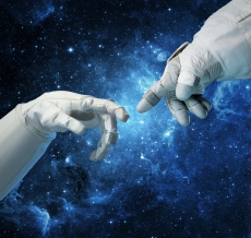 Uzay ve Gece gergi tavan modelleri