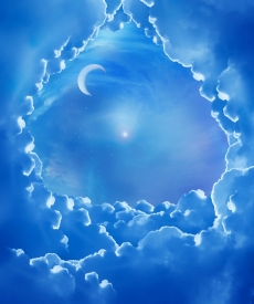 Uzay ve Gece gergi tavan modelleri