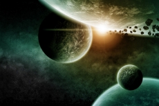 Uzay ve Gece gergi tavan modelleri