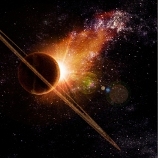 Uzay ve Gece gergi tavan modelleri