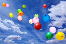 GÖKYÜZÜNDE BALONLAR gergi tavan modelleri