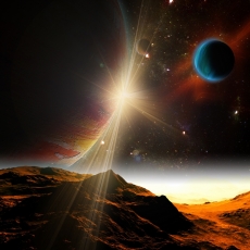 Uzay ve Gece gergi tavan modelleri