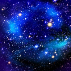 Uzay ve Gece gergi tavan modelleri