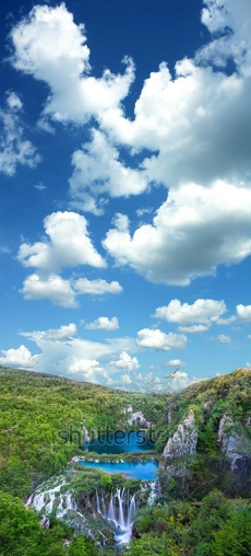 Gökyüzü/bitki gergi tavan modelleri