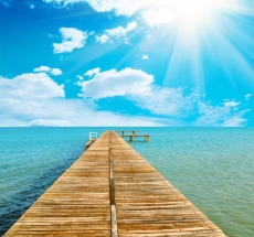 Deniz ve Sahil Resimleri gergi tavan modelleri