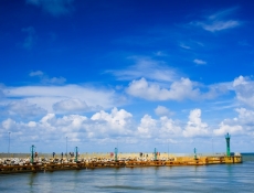 Deniz ve Sahil Resimleri gergi tavan modelleri